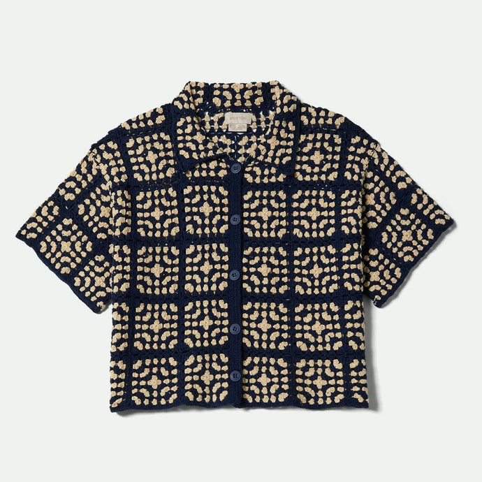 Crochet short sleeve top