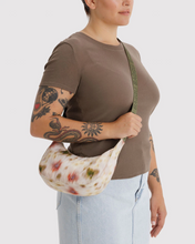 Load image into Gallery viewer, Small Nylon Crescent Bag - Abstract Floral - Tigertree
