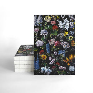 Vintage Botanical Flower Garden  Notebook