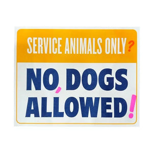 Service Animals Only? No, Dogs Allowed! Riso Print - Tigertree