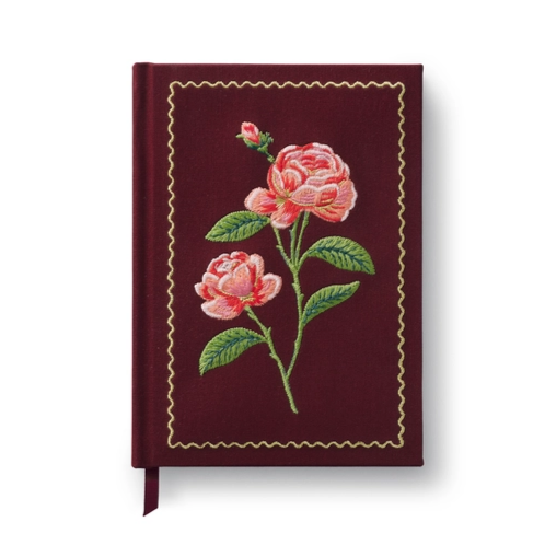 Roses Embroidered Journal