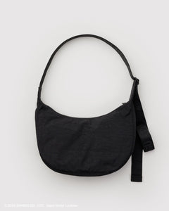 Medium Nylon Crescent Bag- Embroidered Hello Kitty Western