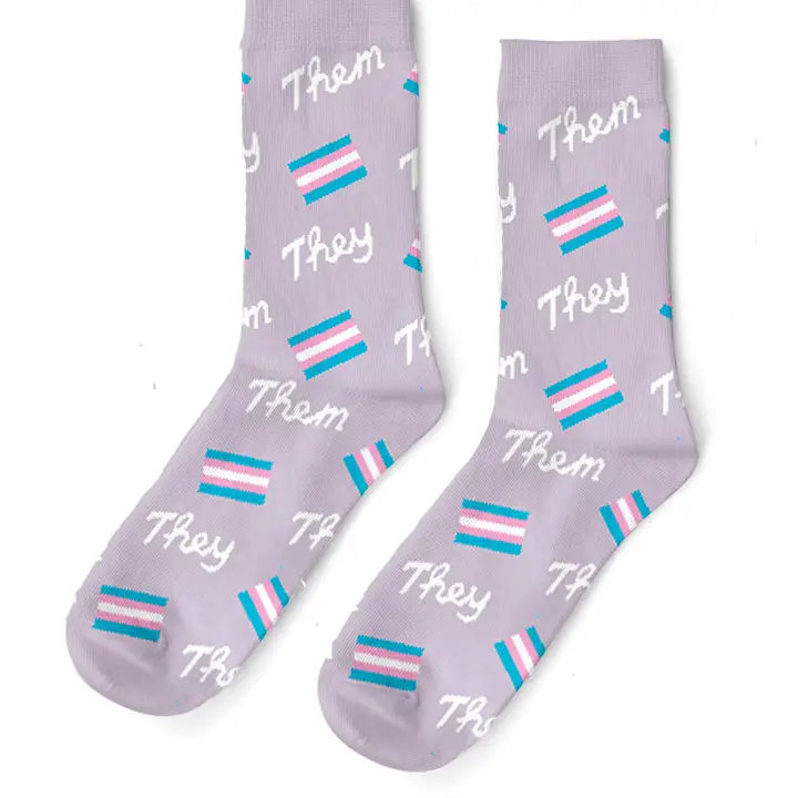 They/Them Unisex Crew Socks