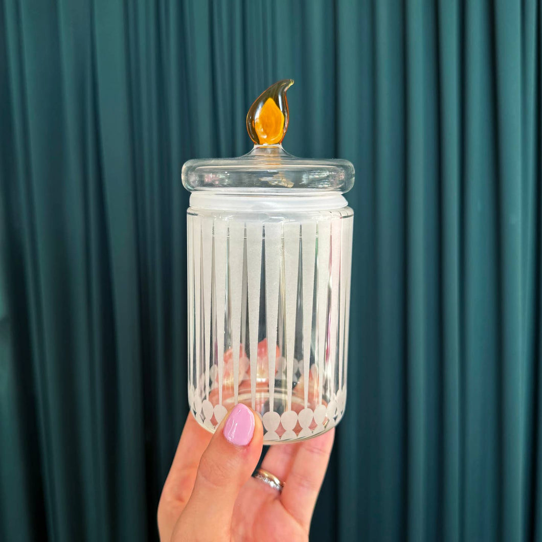 Candle Stick Stash Jar