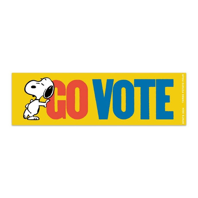 Snoopy Go Vote Magnet - Tigertree