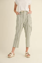 Load image into Gallery viewer, Kavala Stripe Pant - Olive
