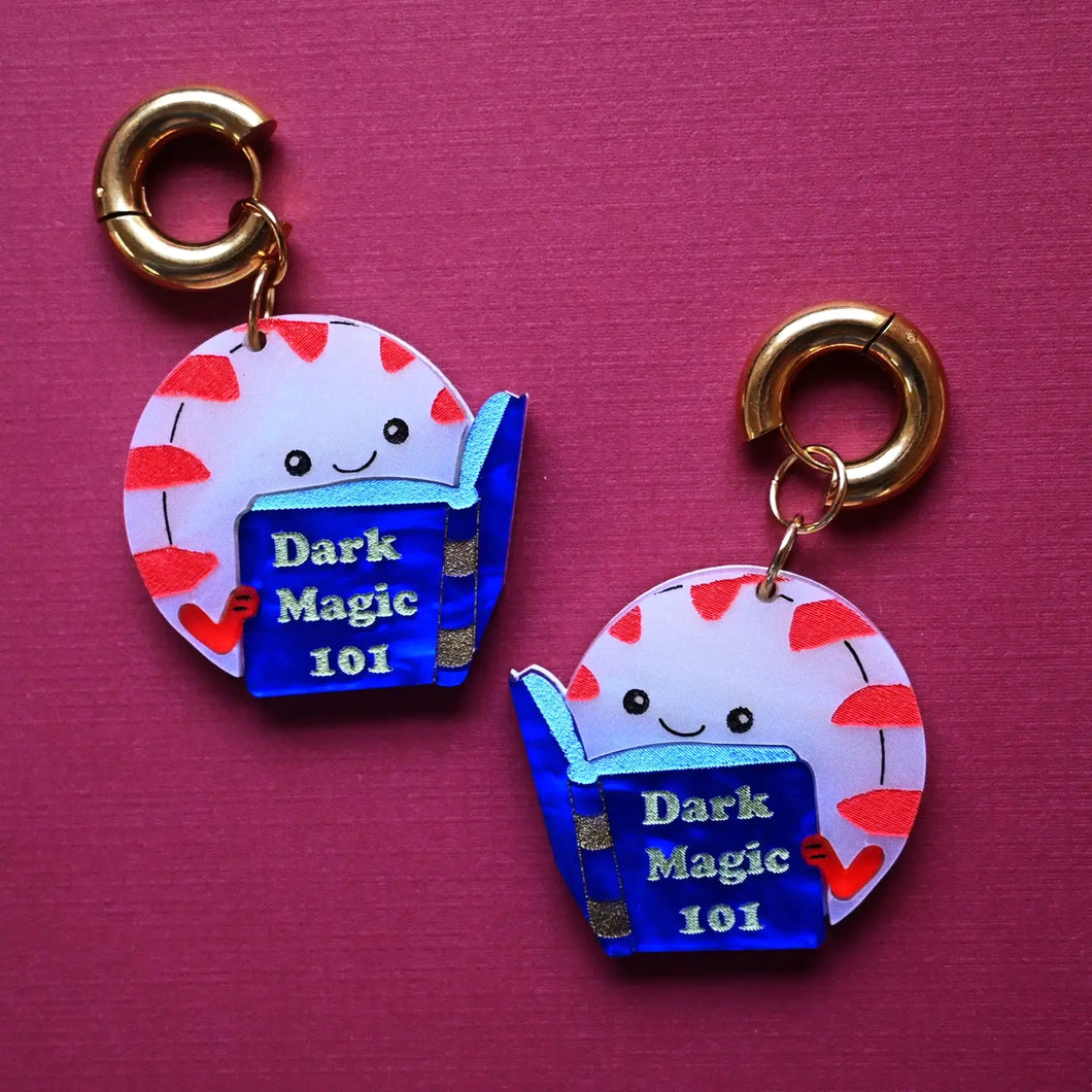 Dark One Peppermint Butler Earrings