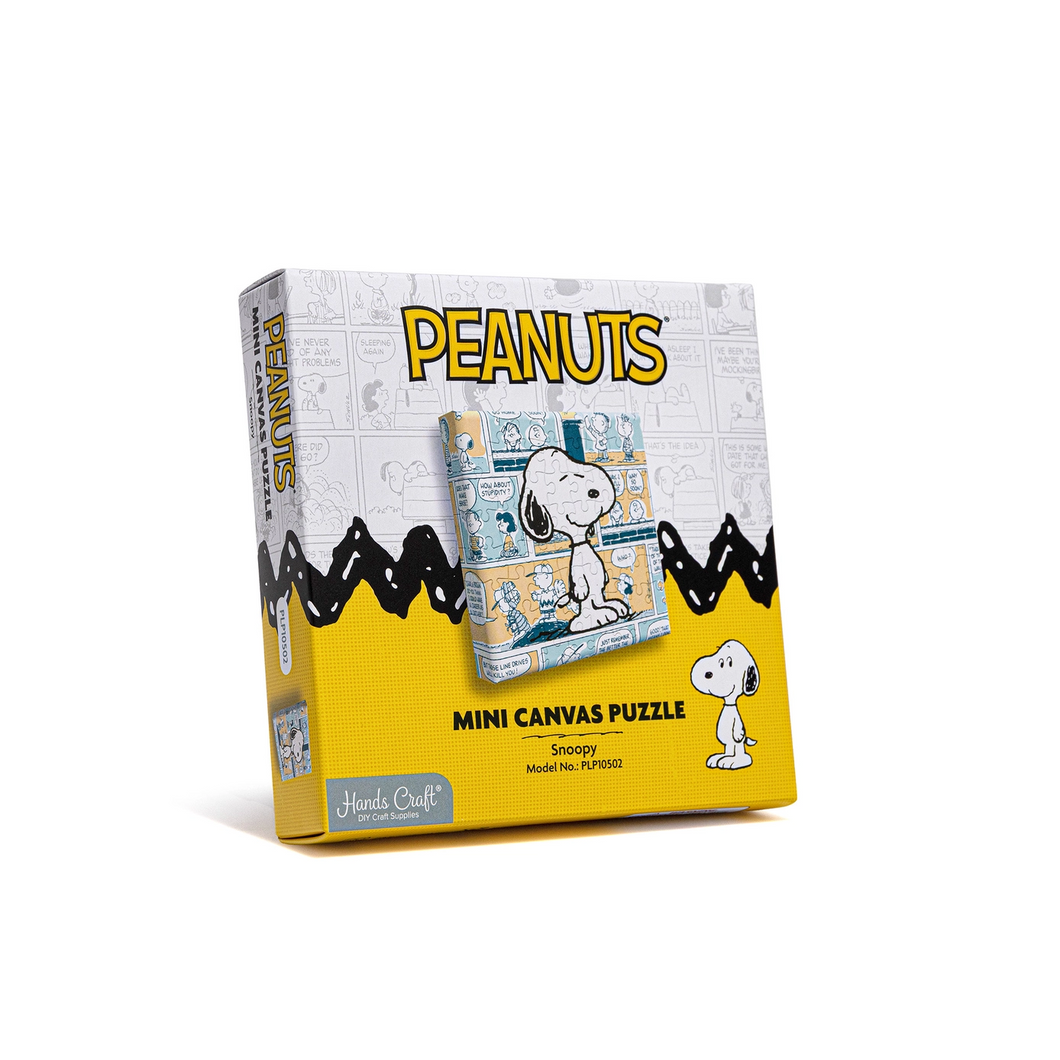Peanuts Mini Canvas Puzzle- Snoopy