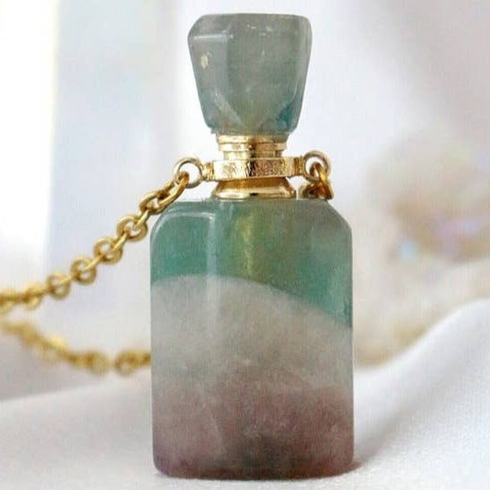 Fluorite Potion Bottle Necklace