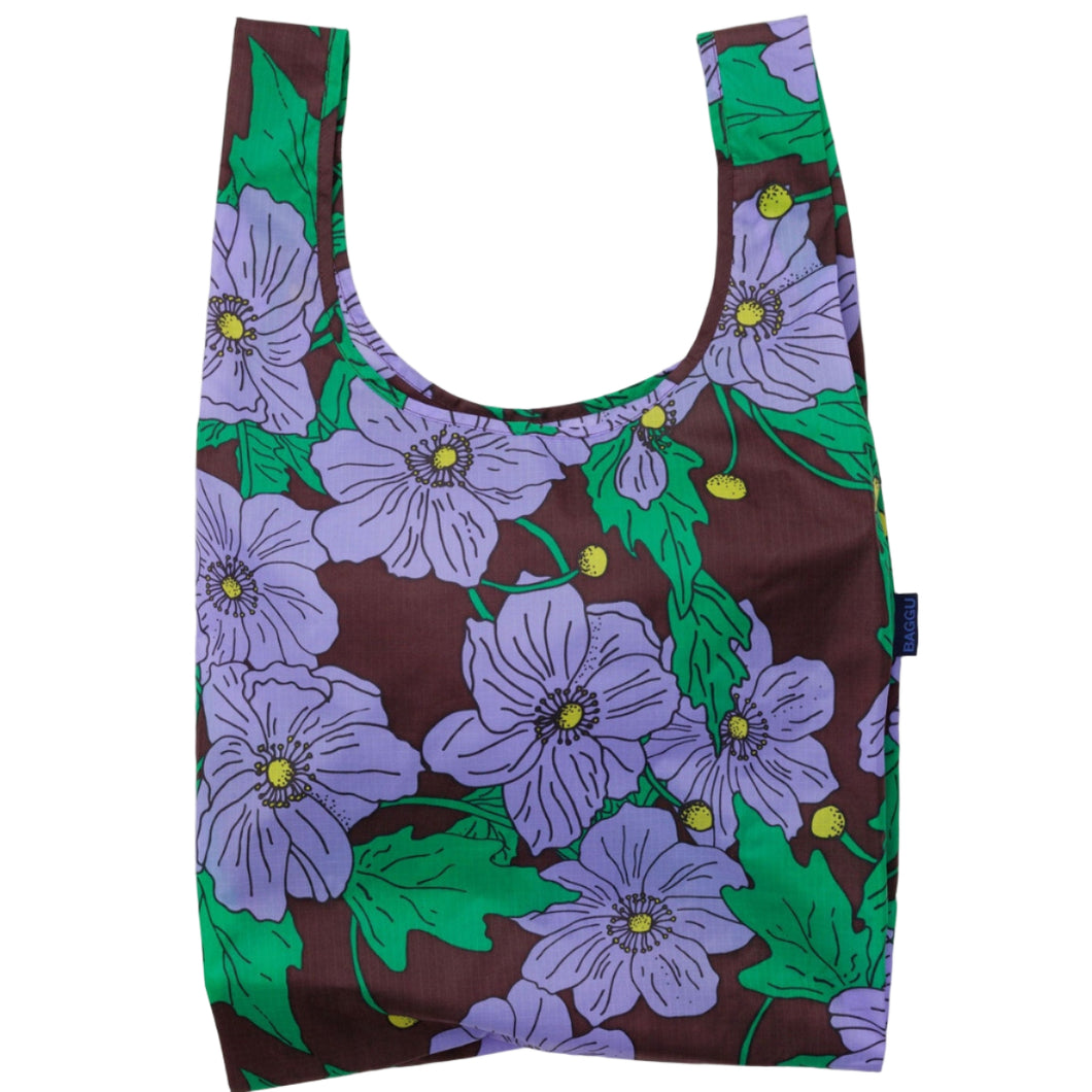 Standard Baggu- Maroon Poppy