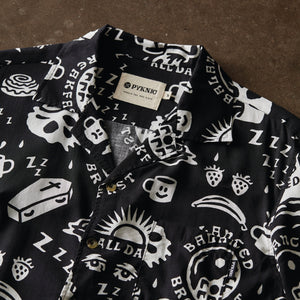 Dead Tired Button Up Mens - Tigertree