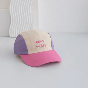 Don't Worry Color Block Hat (kids) - Tigertree
