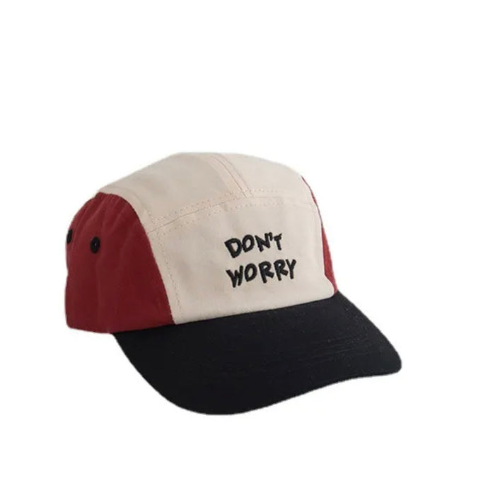 Don't Worry Color Block Hat (kids) - Tigertree