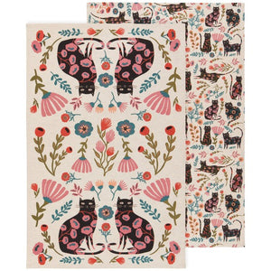 Catbloom Tea Towel Set