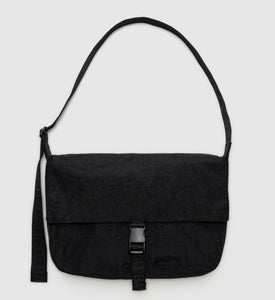 Nylon Messenger Bag - Black - Tigertree