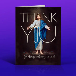 Thank You For Believing in Me Card - Tigertree