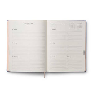 2025 English Rose 12-Month Bookbound Planner