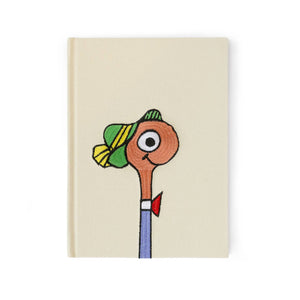 Lowly Worm Embroidered Journal