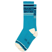 Load image into Gallery viewer, Favorite Brother Gym Crew Socks - Tigertree
