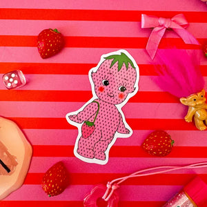 Strawberry Kewpie Sticker