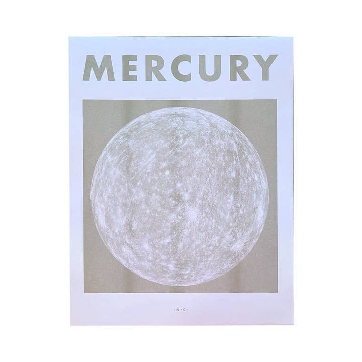 Mercury Risograph Print