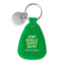 Load image into Gallery viewer, Snoopy Beagle Scout Saddle Keychain
