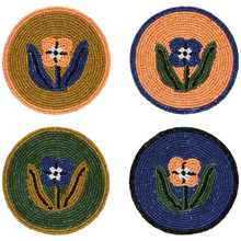 Load image into Gallery viewer, Beaded Coaster Set of 4 - Teppi
