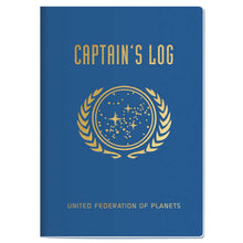 Load image into Gallery viewer, Star Trek&#39;s Captain&#39;s Log Notebook
