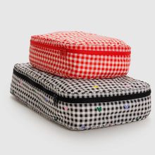 Load image into Gallery viewer, Large Packing Cube Set - Gingham - Tigertree
