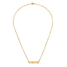 Load image into Gallery viewer, Mama Necklace - 14k Gold Plated 18&quot;
