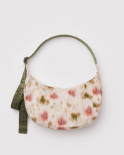 Load image into Gallery viewer, Medium Nylon Crescent Bag - Abstract Floral - Tigertree
