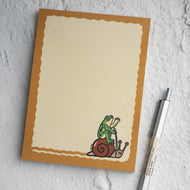 Snail Ride Notepad - Tigertree