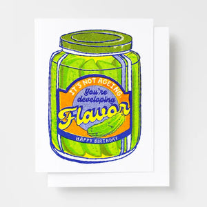 Pickle Developing Flavor HBD Card