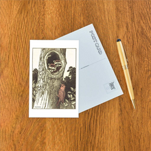 Load image into Gallery viewer, Raccoons in Tree Postcard
