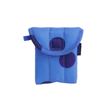Load image into Gallery viewer, Puffy Earbuds Case - Blue Polka Dot

