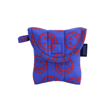 Load image into Gallery viewer, Puffy Earbuds Case - Mini Cobalt Happy
