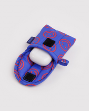 Load image into Gallery viewer, Puffy Earbuds Case - Mini Cobalt Happy
