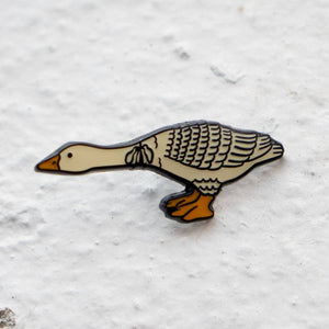 Reaching Enamel Pin