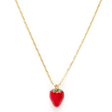 Load image into Gallery viewer, Summer Strawberry Necklace - Tigertree
