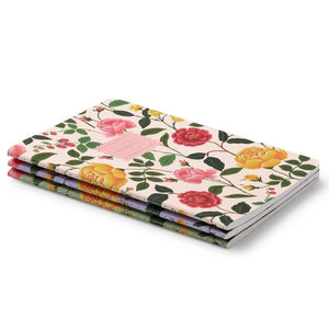 Roses Stitched Notebooks S/3