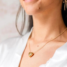 Load image into Gallery viewer, Can&#39;t Heartly Wait Gold Mini Necklace
