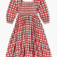 Load image into Gallery viewer, Holiday Plaid Velour Dress
