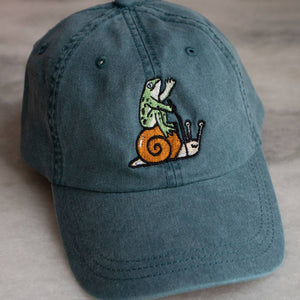 Sweat the Small Stuff Front & Back Dad Hat- Forest Green - Tigertree