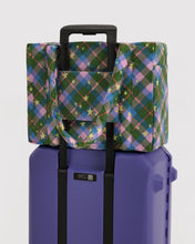 Load image into Gallery viewer, Small Cloud Carry-On- Green Star Plaid
