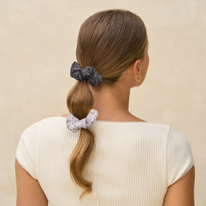 Cloud Scrunchies Set of 3- Spiderweb