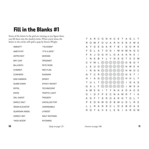 Curiously Quirky Word Searches