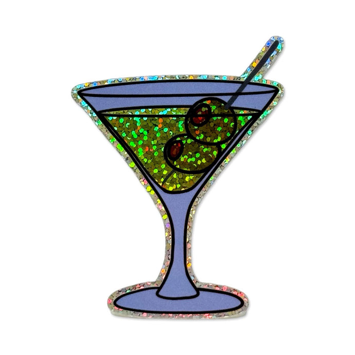 Glitter Martini Sticker - Tigertree