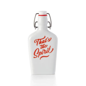 That's The Spirit Porcelain Flask