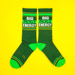 Big Pickle Energy Gym Crew Socks