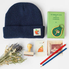 Load image into Gallery viewer, Richard Scarry Apple Car Beanie
